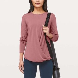Lululemon Serene Saturday Long Sleeve - Quicksand - Modal